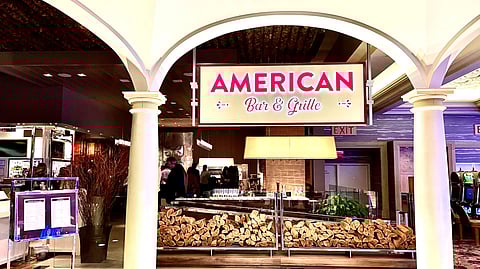 The new American Bar & Grille at the Borgata.