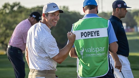 Paul Casey, flexing, is Mike Kern's top pick to win the Travelers Championship.