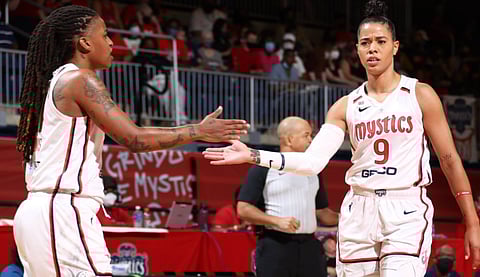 Natasha Cloud and the Washington Mystics host the L.A. Sparks tonight.