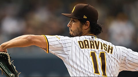 Yu Darvish takes on the altitude of Colorado.