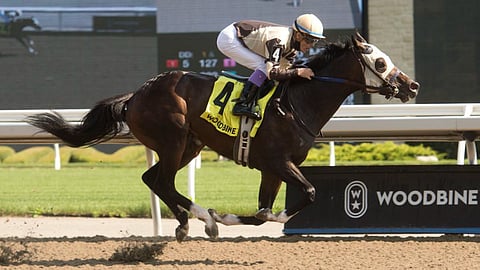 Racing at Woodbine.