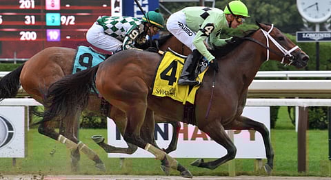 Racing at Saratoga.