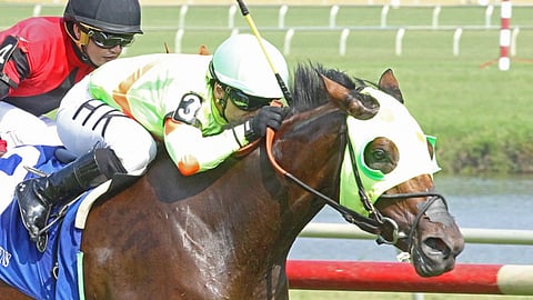 Racing at Colonial Downs.