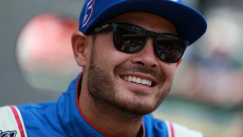 Kyle Larson has won at Michigan in the past.