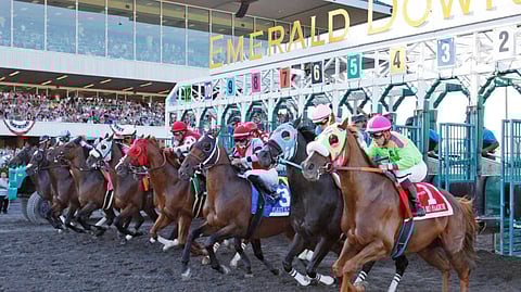 Racing at Emerald Downs.