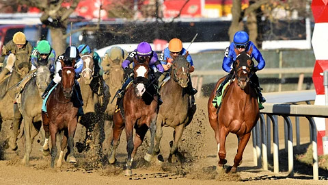 Lake Avenue, in front in the 2019 Demoiselle, is Garrity's pick in the Pumpkin Pie.