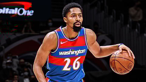 Spencer Dinwiddie of the Washington Wizards.