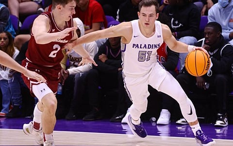 Furman heads to UNC tonight and if you're curious, a Paladin was a knight in King Charlemagne's court. So now at least you've learned something.