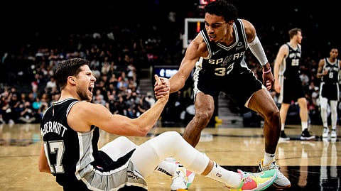 A little help defense with the Spurs.