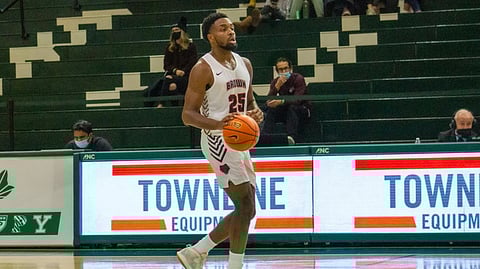 Brown 5th year senior Tamenang Choh has been the best player in the Ivy league so far. He'll need to be big again against Yale.