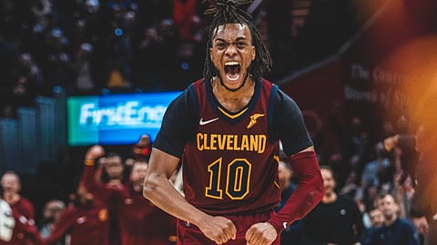 Darius Garland has been filling it up for the Cavs.