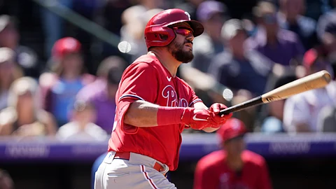 Kyle Schwarber has 8 hits, 4 homers.