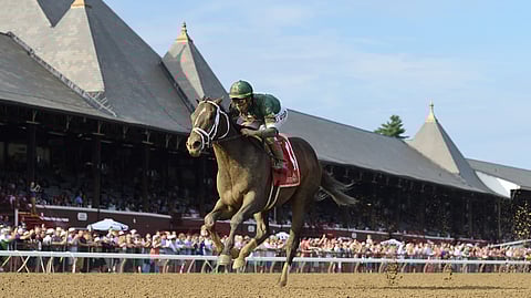 Racing at Saratoga.