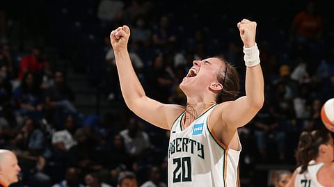 Sabrina Ionescu and the New York Liberty stunned the Chicago Sky in Game 1.