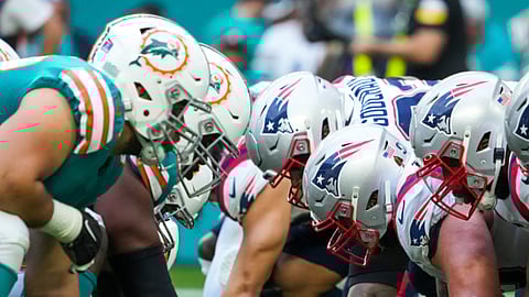 The New England Patriots open up against the Miami Dolphins.