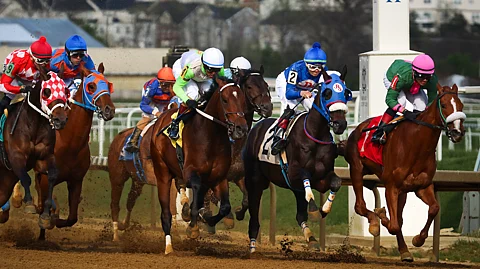 Racing at Laurel Park.