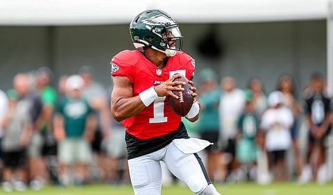 Philadelphia Eagles quarterback Jalen Hurts.