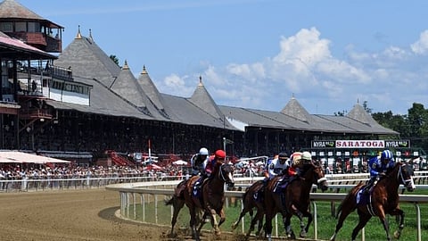 Racing at Saratoga.