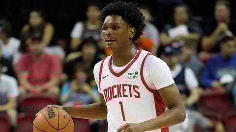 Amen Thompson is part of our NBA player props card for Thursday!