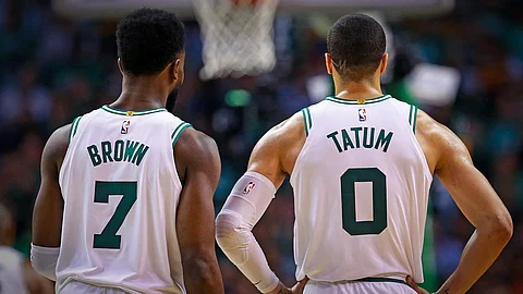 Brown and Tatum will look to carry the Celtics to another victory in Game 4.