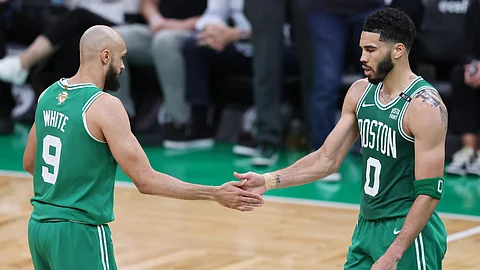 Derrick White and Jayson Tatum have both re-signed with Boston!