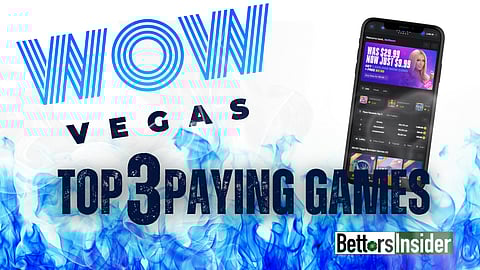 Top 3 Paying Games on WOW Vegas Sweepstakes Casino