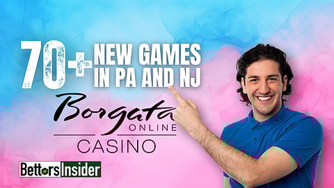 Borgata Online Casino Releases 70 Games in PA and NJ