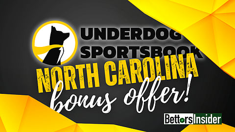 Underdog Sportsbook Bonus Offer for North Carolina