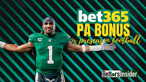 Bet365 Bonus Offer for Pennsylvania