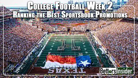 College football Week 2 Promotions