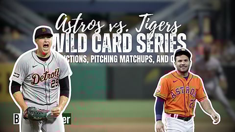 Astros vs. Tigers Wild Card Series Predictions, Pitching Matchups, and Odds