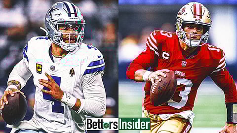 Cowboys vs 49ers Player Props for SNF