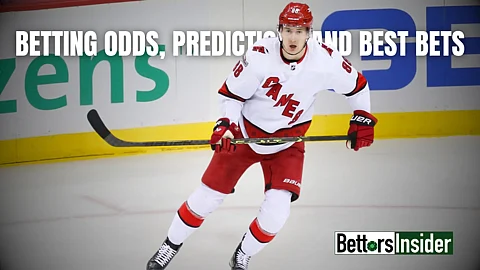 Martin Necas and the Carolina Hurricanes are taking on the Tampa Bay Lightning