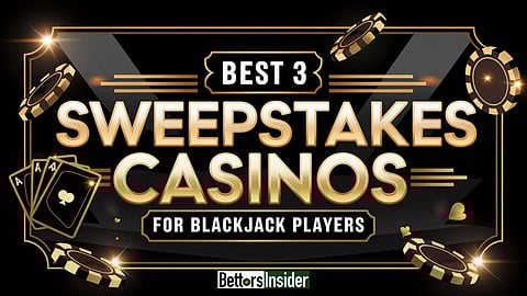 These are the 3 best sweepstakes casinos that offer blackjack tables