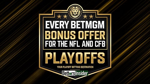 We found the best BetMGM bonus offers for the NFL and CFB playoffs