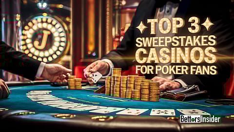 Top 3 sweepstakes casinos for poker fans