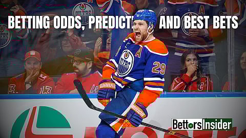 Leon Draisaitl of the Edmonton Oilers leads the attack as they face the Kings in Game 2