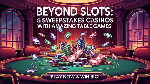 top sweepstakes casino table games