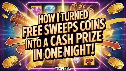 How I Turned Free Sweeps Coins into a Cash Prize in One Night!