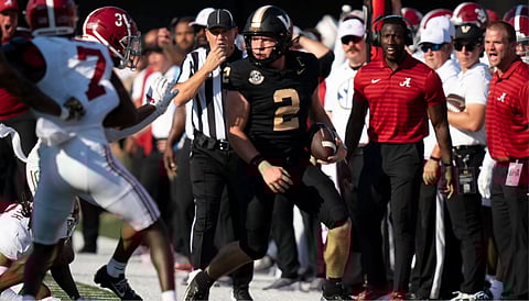 Vanderbilt vs Alabama 3 Player Props and Best Bet for October 4