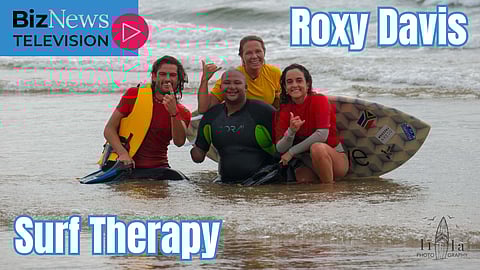 Champion SA surfer carves a new path with surf therapy to stoke joy in kids with disabilities – Roxy Davis