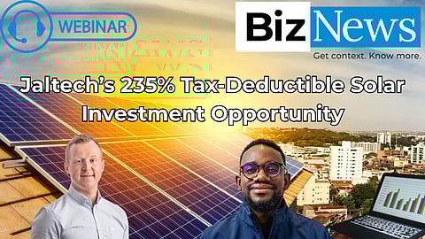 Jaltech's solar investment opportunity: 235% tax break, 17% returns and robust risk protection