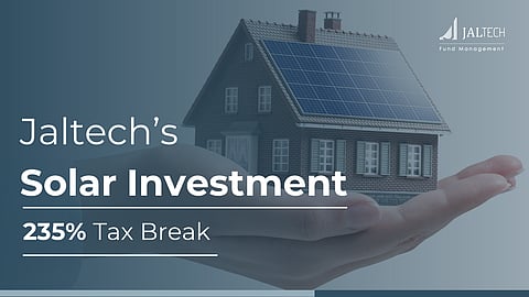Jaltech’s Solar Investment: 235% Tax Break