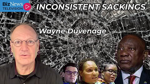 Wayne Duvenage: “Compromised” Cyril’s “inconsistent” Cabinet sackings