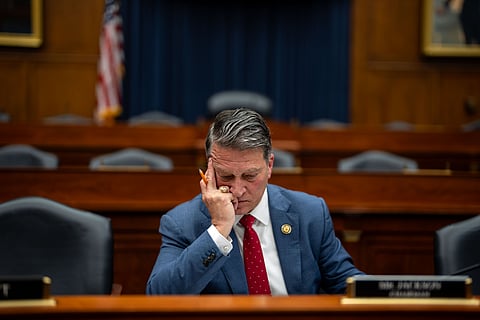 Representative Ronny Jackson, a Republican from Texas, during a House Armed Services Subcommittee on Intelligence and Special Operations hearing in Washington, DC, US, on Thursday, May 15, 2025.