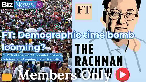 FT: Demographic time bomb looming? In 75% of the world, populations are shrinking and ageing - why it matters