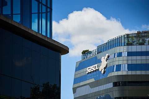 The Sasol Ltd. office building in the Sandton business district of Johannesburg, South Africa, on Wednesday, Feb. 26, 2025.