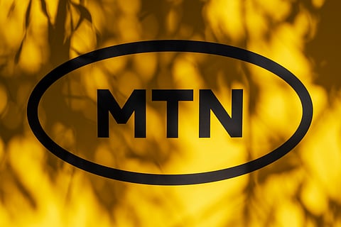 A logo outside the MTN Group Ltd. headquarters in Johannesburg, South Africa, on Monday, Aug. 14, 2023.