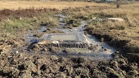 One of the Pietermaritzburg sewage leaks.