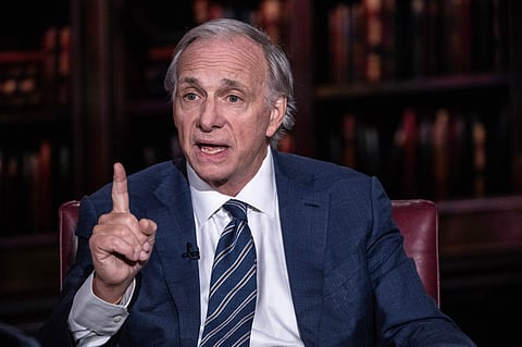 Ray Dalio, billionaire and founder of Bridgewater Associates LP, during a Bloomberg Television interview in New York US, on Wednesday, April 3, 2024.